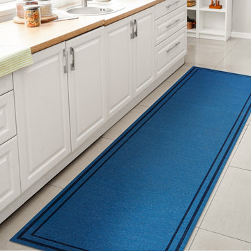 Sloane Classic 2-stripe Border Washable Area Rug